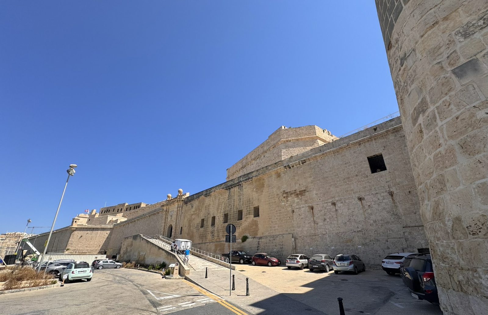 Las murallas del Fort St. Angelo, en la punta de Birgu